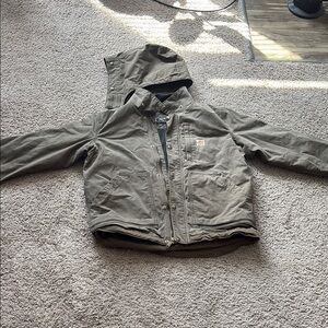 Carhartt Olive Green Hooded Jacket